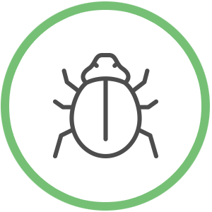 dust mite and bug carcass allergies icon