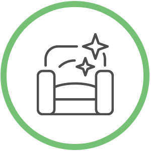upholstery cleaning icon
