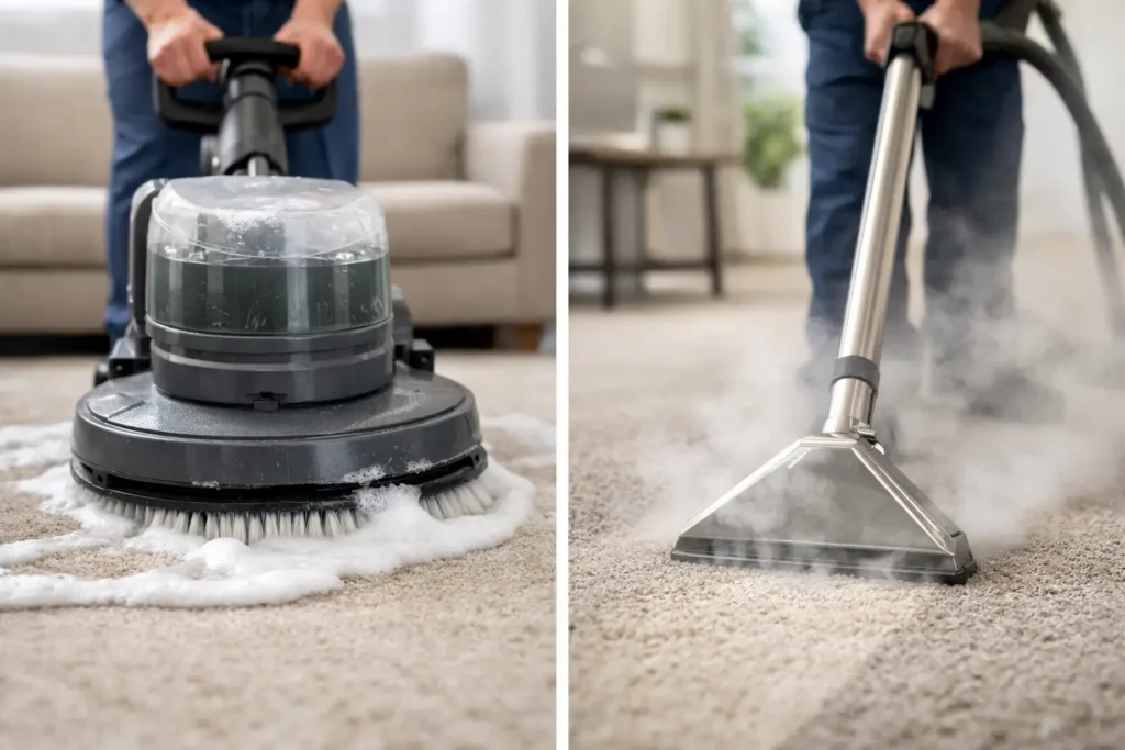 Carpet Cleaning vs Steam Cleaning