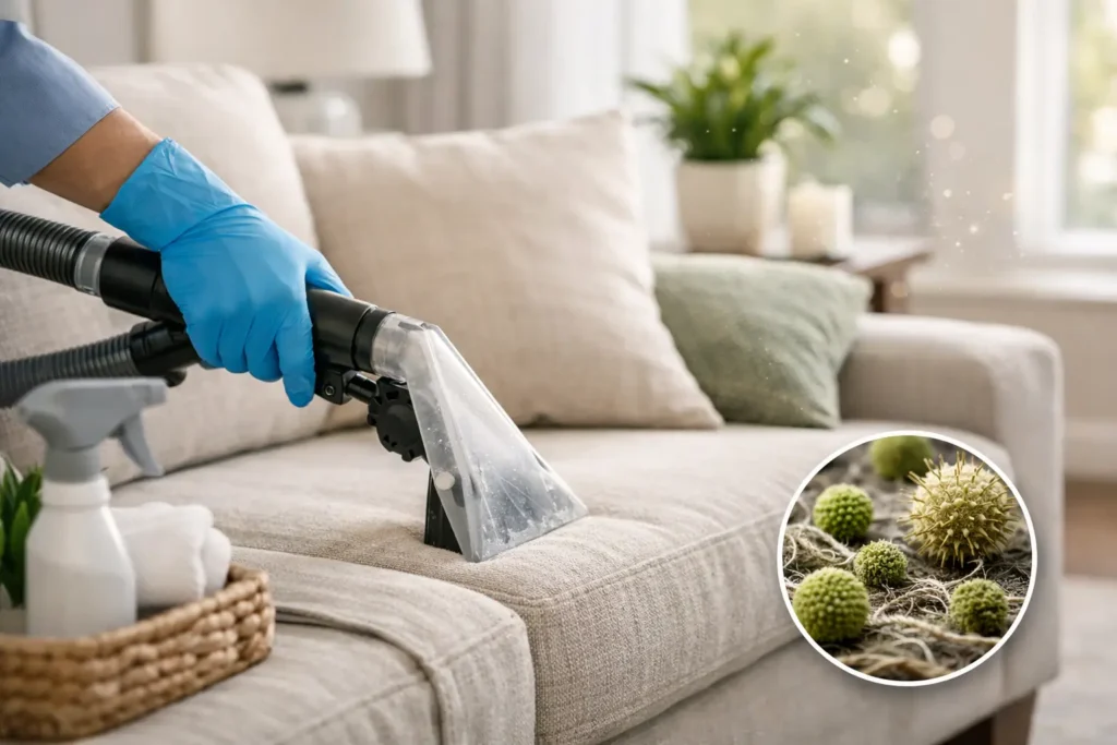 Upholstery Cleaning for Allergens at Home