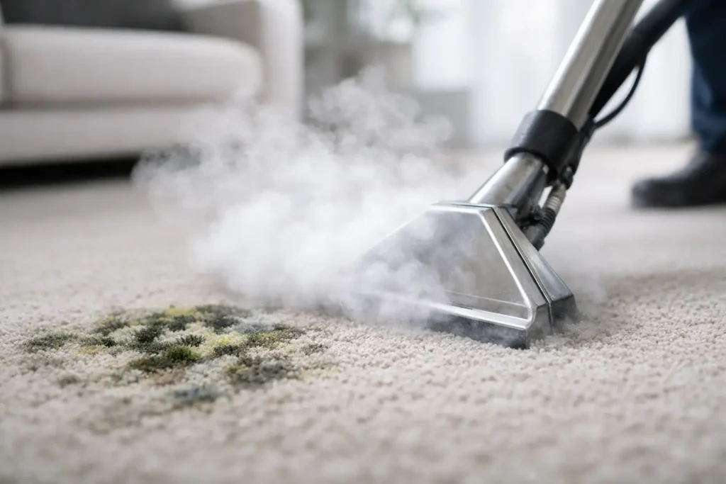 Steam Cleaning Mold Risk in Carpets