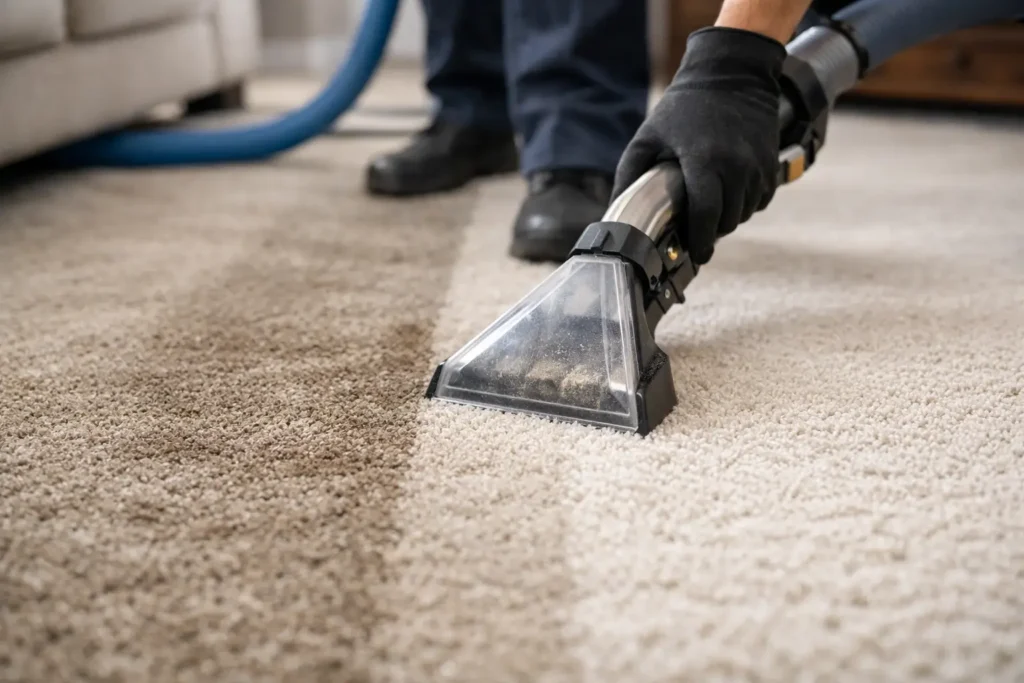 Best Way to Clean Traffic Lanes in Carpet