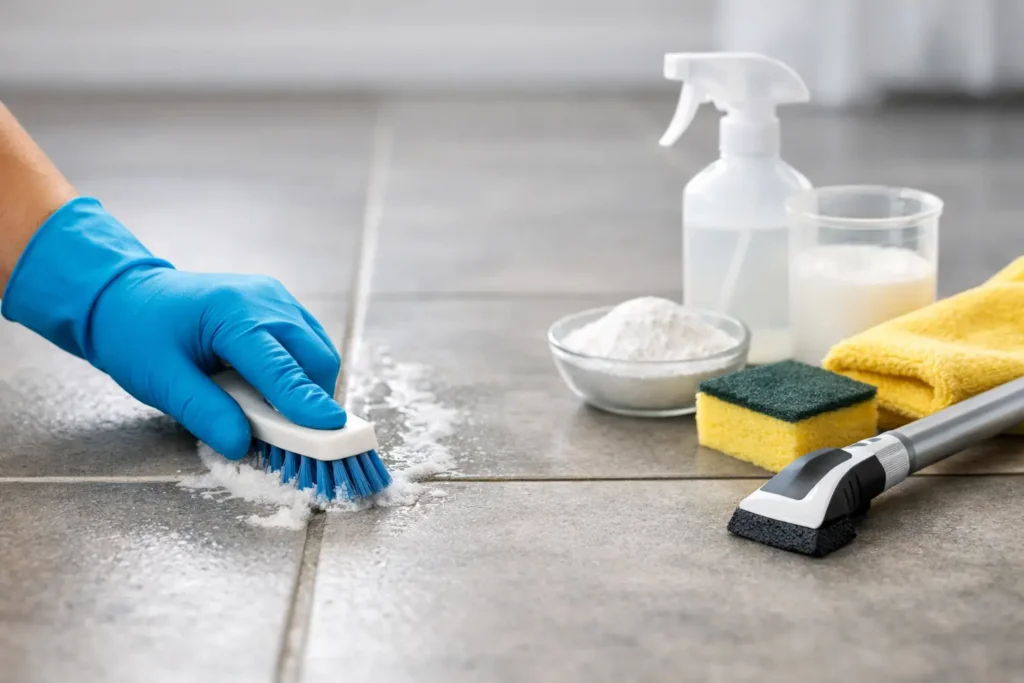 How to Clean Grout Lines the Right Way