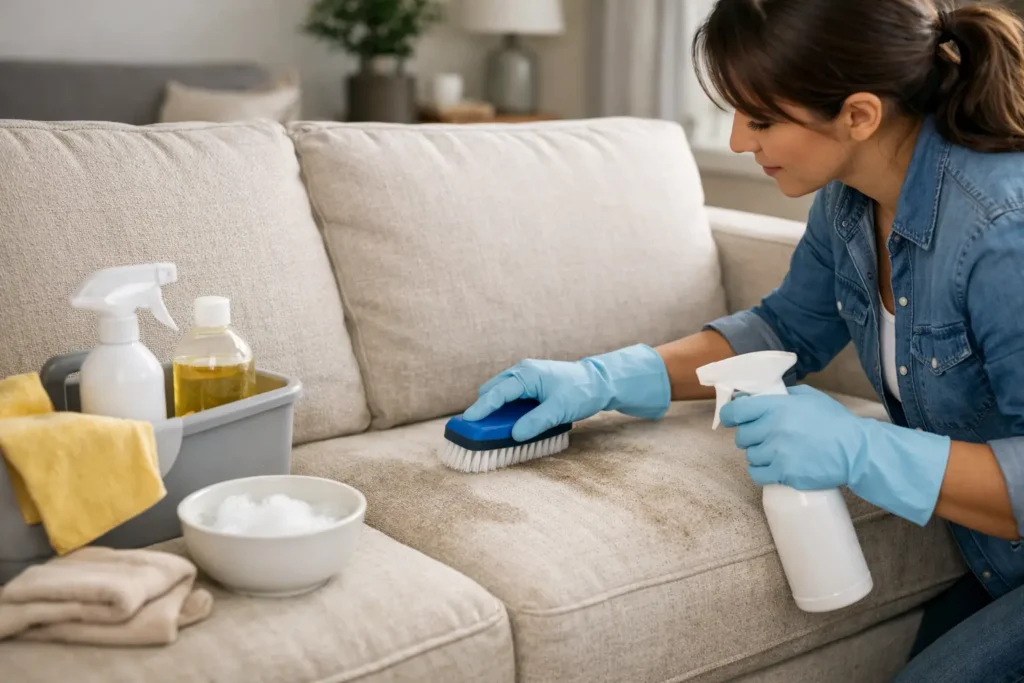 How to Refresh Dirty Upholstery at Home