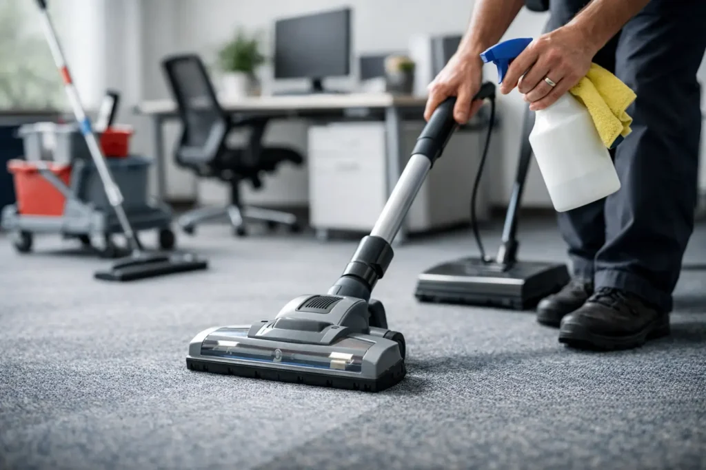 How to Clean Office Carpet Quickly and Safely
