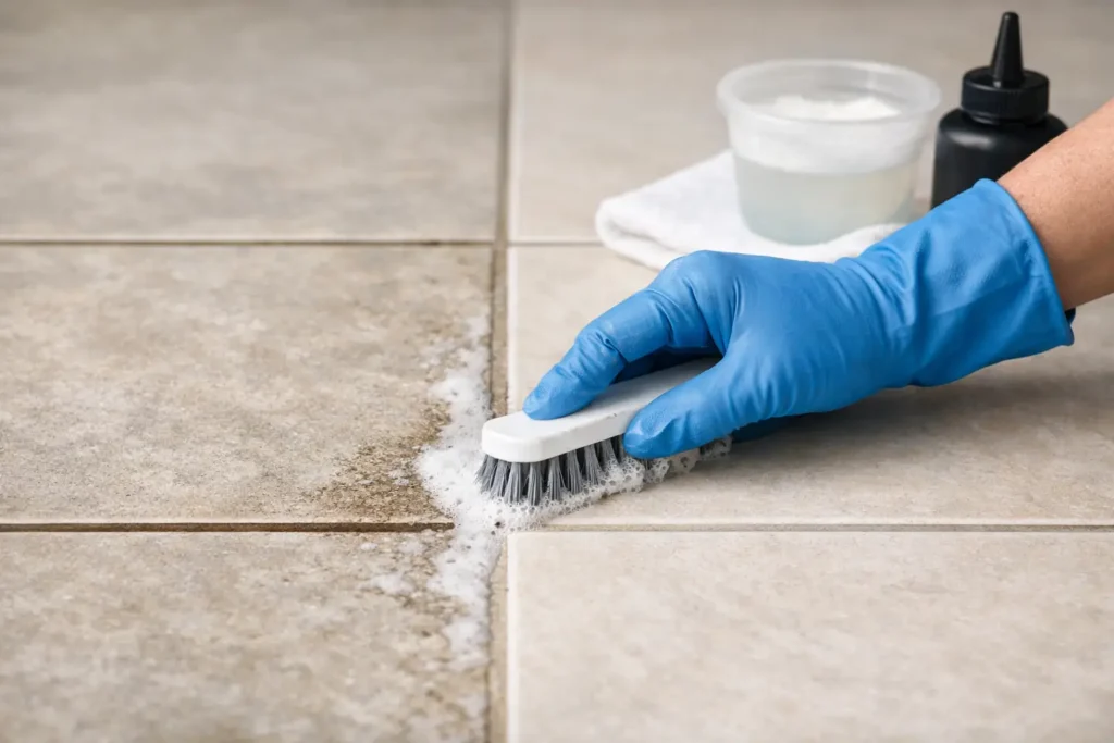 How to Restore Dingy Grout Without Damaging Tile
