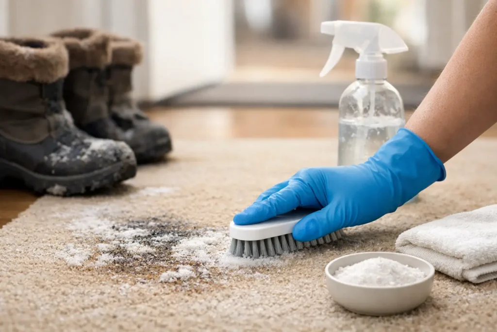 How to Remove Winter Salt From Your Carpets