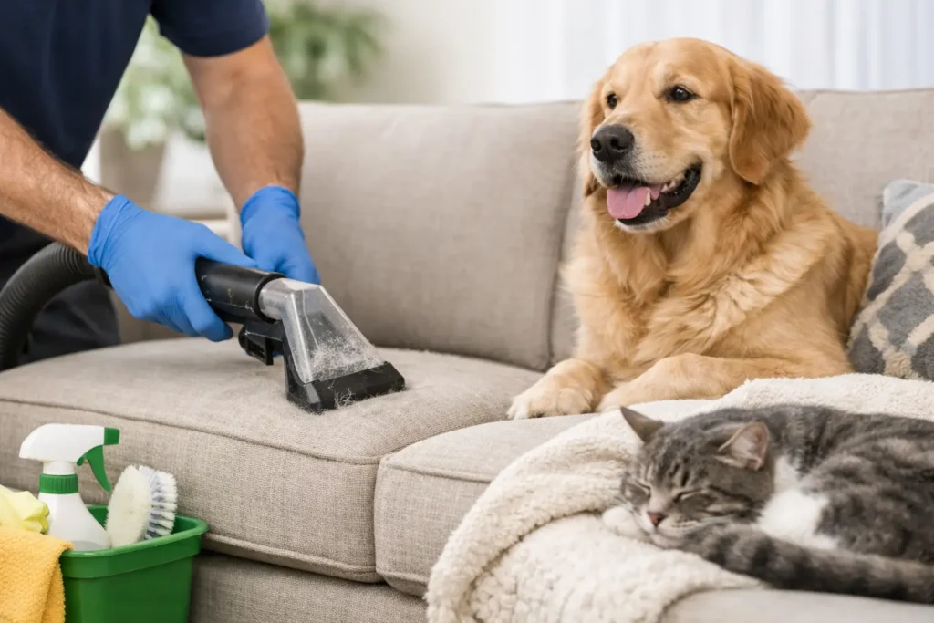 Morrisville Upholstery Cleaning for Pet Homes