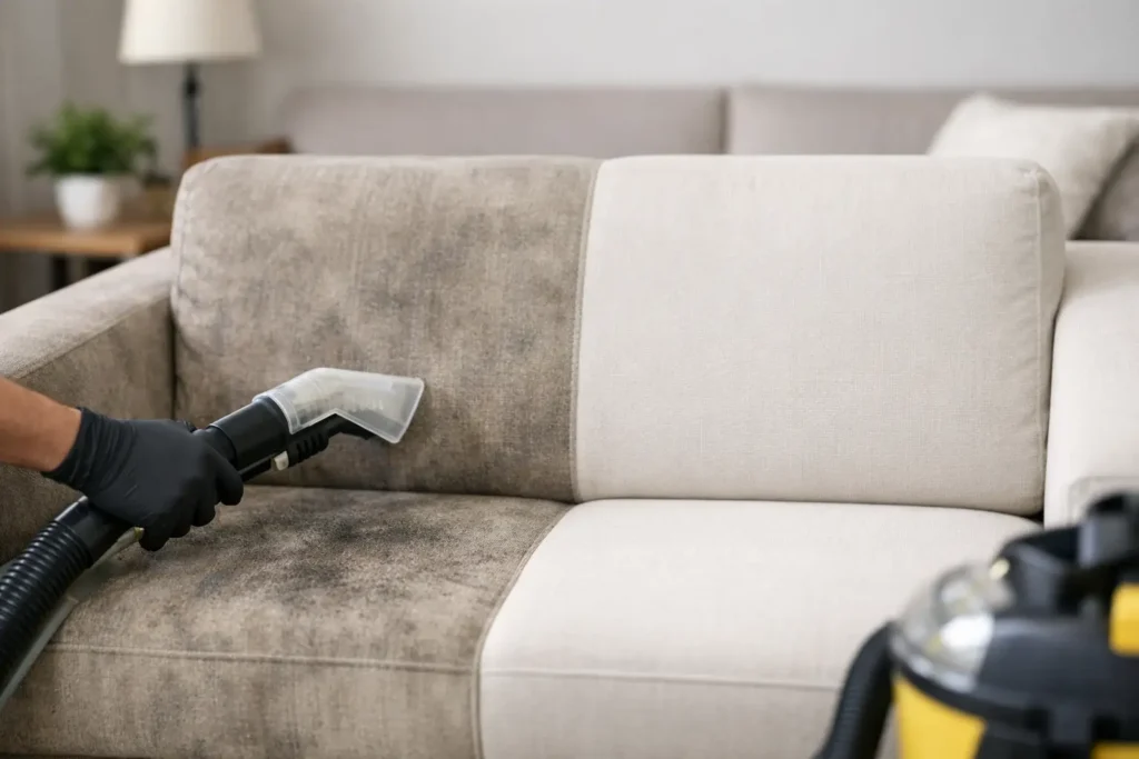 What Sofa Cleaning Before After Photos Reveal