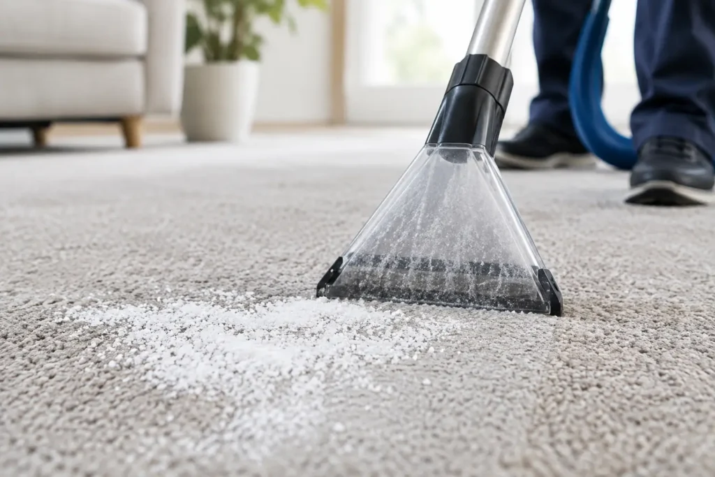 Can Cleaning Remove Carpet Salt From Fibers?